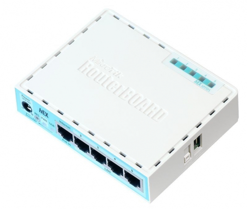 Mikrotik RB750GR3 wired router Gigabit Ethernet Turquoise, White