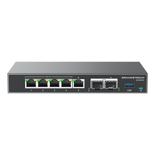 Grandstream GCC6010 UC+Networking (Router VPN, NGFW/UTM , Switch, Centrala IP) z 2x2.5 Gb SFP i 5xGbE