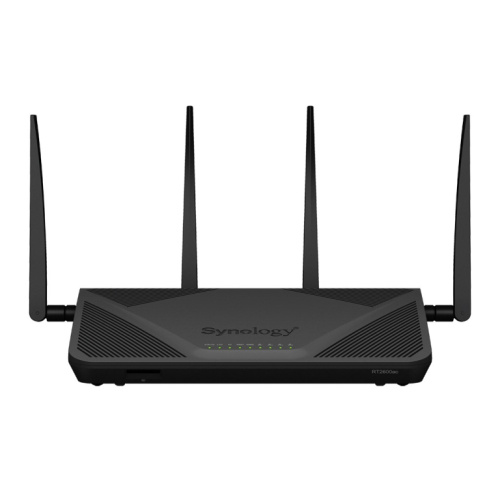 Synology RT2600AC wireless router Gigabit Ethernet Dual-band (2.4 GHz / 5 GHz) Black