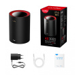 Cudy M3000 Dual-band (2.4 GHz / 5 GHz) Wi-Fi 6 (802.11ax) Black, Red 1 Internal WLONONWCREBWH