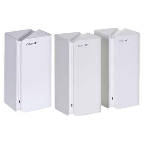 Tenda MX21 Pro(3-pack) Tri-band (2.4 GHz / 5 GHz / 6 GHz) Wi-Fi 6 (802.11ax) White Internal