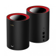 Cudy M3000 2-Pack Dual-band (2.4 GHz / 5 GHz) Wi-Fi 6 (802.11ax) Must, Red 1 Internal