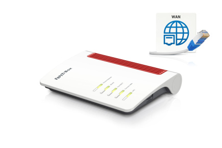 FRITZ!Box 4050 wireless router Gigabit Ethernet Dual-band (2.4 GHz / 5 GHz) Must, Valge