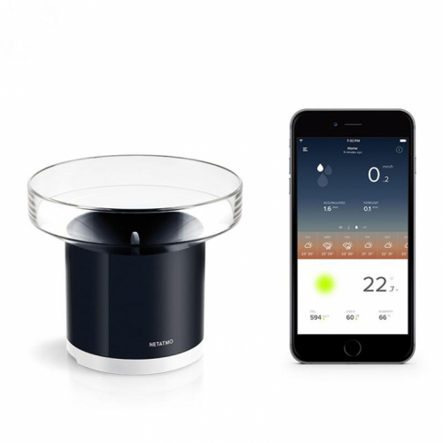 Netatmo Rain Gauge, must - Vihmaandur / NRG01-WW