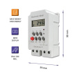Qoltec Electronic timer PC0629, DIN rail