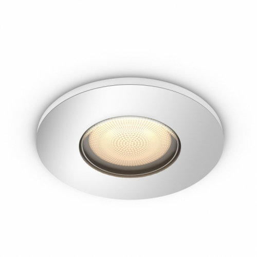 Philips Hue White Ambiance Adore Einbaustrahler rund Silber 1x350lm