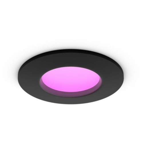 Philips Hue White & Color Ambiance Slim Recessed 90mm Schwarz