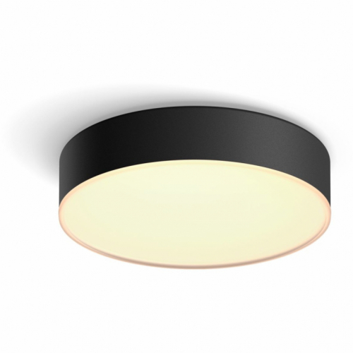 Philips Hue White Ambiance Enrave Deckenleuchte S Schwarz 1200lm inkl DS