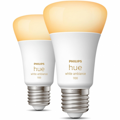 Philips Hue White Ambiance E27 Doppelpack 2x800lm 75W