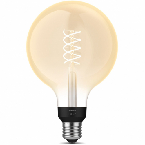 Philips Hue White E27 Filament Globe G125 550lm