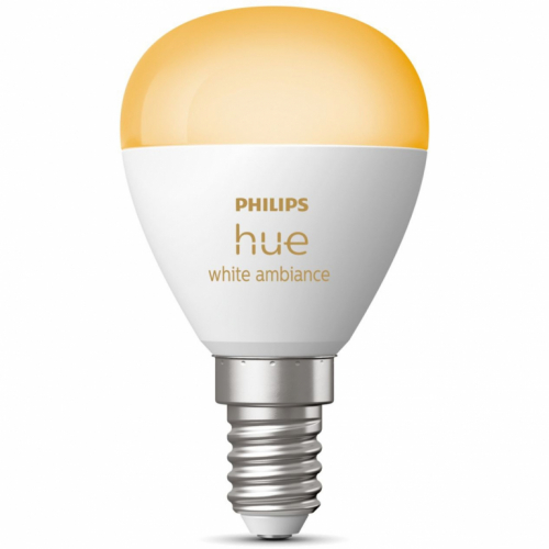 Philips Hue White Ambiance E14 Luster Tropfen Einzelpack 470lm