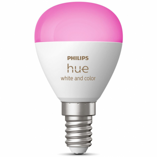 Philips Hue White & Color Ambiance E14 Luster Tropf Einzeplack 470lm