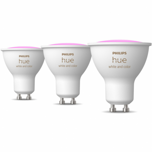 Philips Hue White & Color Ambiance GU10 Dreierpack 3x350lm