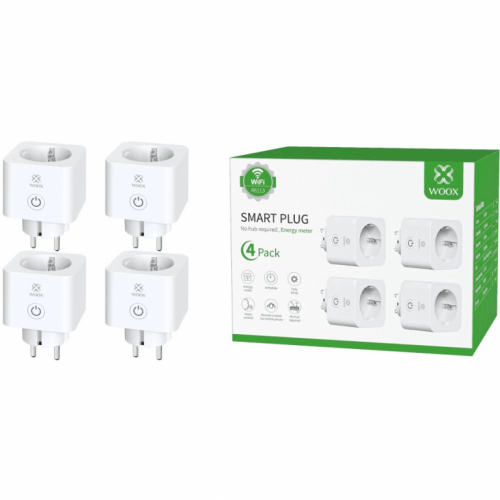 WOOX R6113-4pack Smart Plug 16A + energy monitor