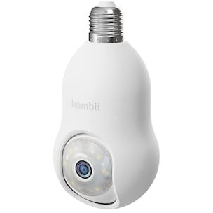 Hombli smarte outdoor Kamera, Bulb Cam 2K, weiß