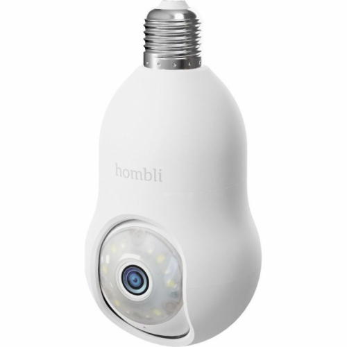 Hombli smarte outdoor Kamera, Bulb Cam 4K, weiß