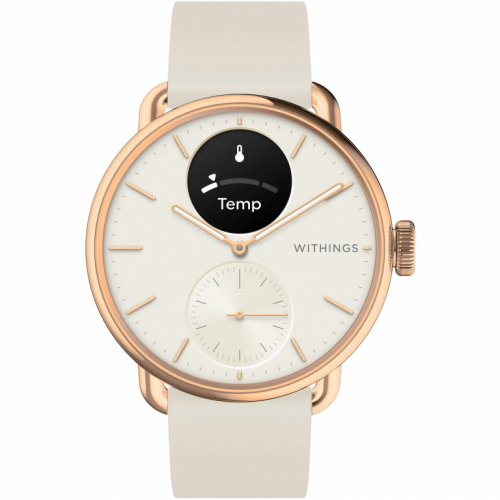 Withings ScanWatch 2, 38 mm Rose Gold White