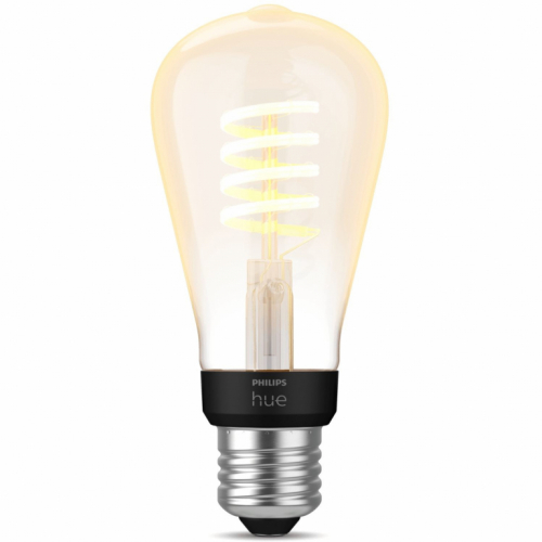 Philips Hue White Amb. E27 Einzelp. Edison ST64 Filam 300lm.