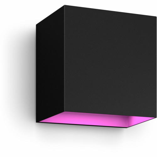 Philips Hue White & Color Ambiance Resonate Wandleuchte einstrahlig Schwarz