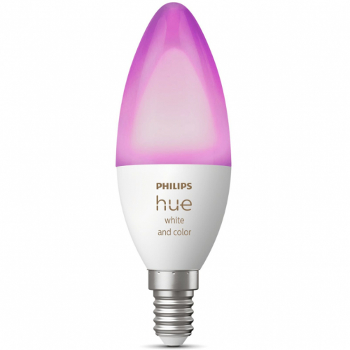 Philips Hue White & Color Ambiance E14 Kerze Einzeplack 470lm