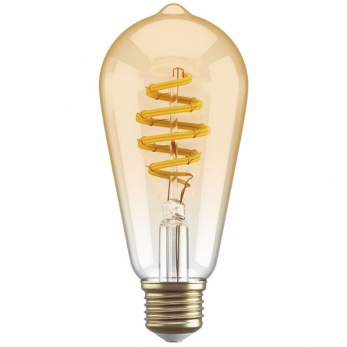 Hombli smarte Filament Glühbirne, ST64, E27, CCT, Amber