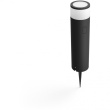 Philips Hue White & Color Ambiance Calla Sockelleuchte Verlängerung groß Schwarz