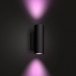 Philips Hue White & Color Ambiance Appear Wandleuchte rund Schwarz 1200lm