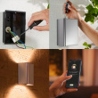 Philips Hue White & Color Ambiance Resonate Wandleuchte Silber 1200lm