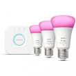 Philips Hue White & Color Ambiance E27 3er StarterSet