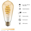 Hombli smarte Filament Glühbirne, ST64, E27, CCT, Amber