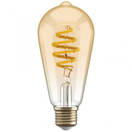 Hombli smarte Filament Glühbirne, ST64, E27, CCT, Amber