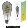 Hombli smarte Filament Glühbirne, ST64, E27, CCT, Smokey