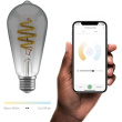 Hombli smarte Filament Glühbirne, ST64, E27, CCT, Smokey