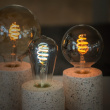 Hombli smarte Filament Glühbirne, ST64, E27, CCT, Smokey