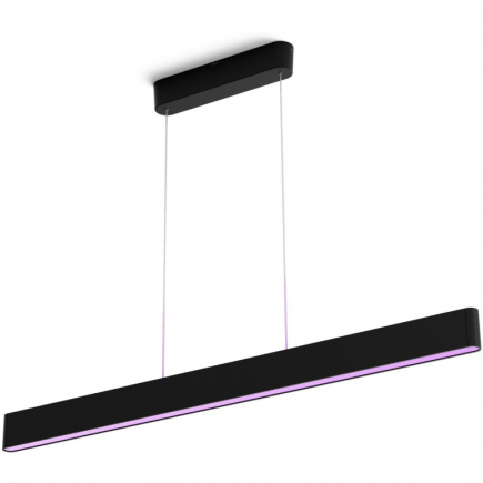 Philips Hue White&Col. Amb. Ensis Pendelleu schwarz 6000lm