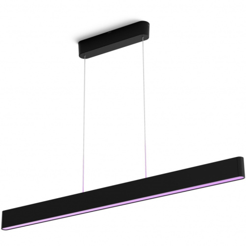 Philips Hue White&Col. Amb. Ensis Pendelleu schwarz 6000lm