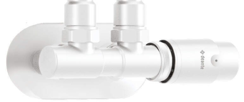 Thermostatic valve for bathroom radiator - right