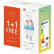 Hombli smarte Glühbirne, 4,5W, E14, RGB, CCT, 1+1 Promo Pack