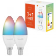 Hombli smarte Glühbirne, 4,5W, E14, RGB, CCT, 1+1 Promo Pack