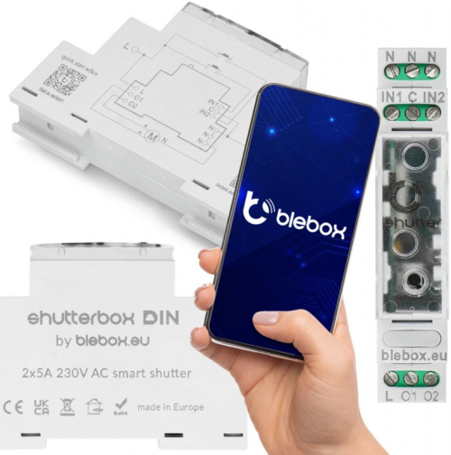 Shutterbox control module din Blebox