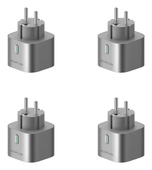 EcoFlow EFA-SMARTPLUG-EU-4P smart plug Home Silver