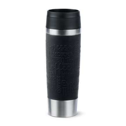 EMSA Travel Mug Classic N2022000 travel mug 500 ml Black, Stainless steel Stainless steel