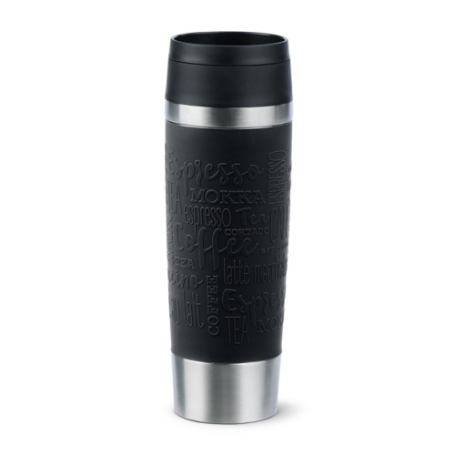 EMSA Travel Mug Classic N2022000 travel mug 500 ml Black, Stainless steel Stainless steel