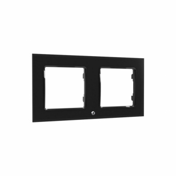 Shelly Accessories ''Wall Frame 2'' Wandtaster Rahmen 2-fach Schwarz