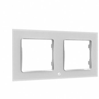 Shelly Accessories ''Wall Frame 2'' Wandtaster Rahmen 2-fach Weiß