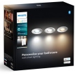 Philips Hue Valge Amb. Adore Einbausp rund silber 3x350lm DS