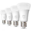 Philips Hue White E27 Viererpack 4x800lm 60W