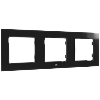 Shelly Accessories ''Wall Frame 3'' Wandtaster Rahmen 3-fach Schwarz