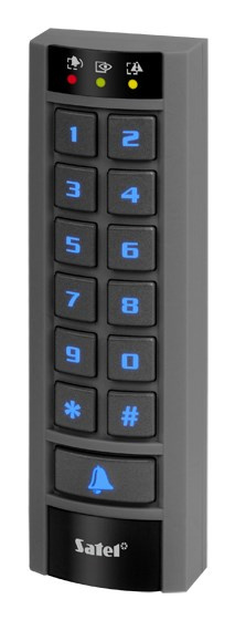 SATEL KEYBOARD WITH READ. INT-SCR-BL