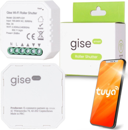 GISE Smart WiFi Roller Shutter Controller | Tuya
